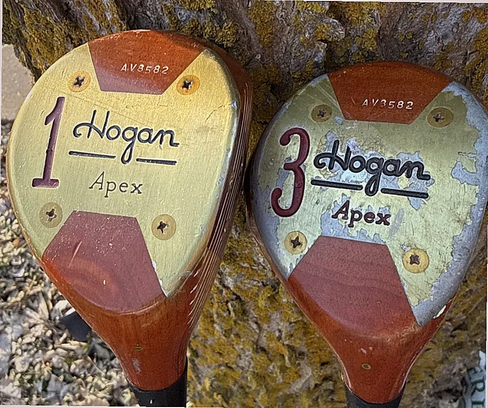 Hogan Apex Driver 1 & 3 Woods Apex Steel Original Shafts RH. Free Shipping