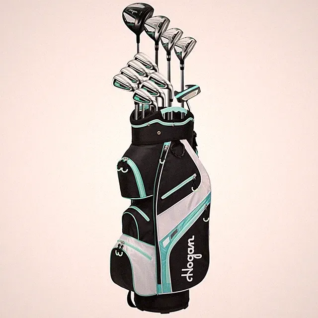 Hogan Golf FW-817 Ladies Right Graphite Golf Clubs Set and Cart Bag