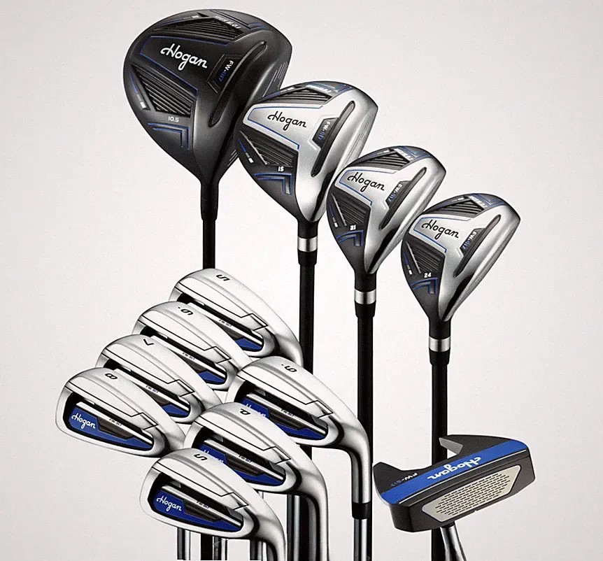 Hogan Golf FW-817 Men Left Graphite/Steel Golf Clubs Only Set, Regular Flex
