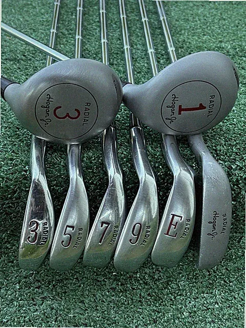 Hogan Radial Jr. 8-Club Set NAPA Style Putter E Wedge Original Grips RH
