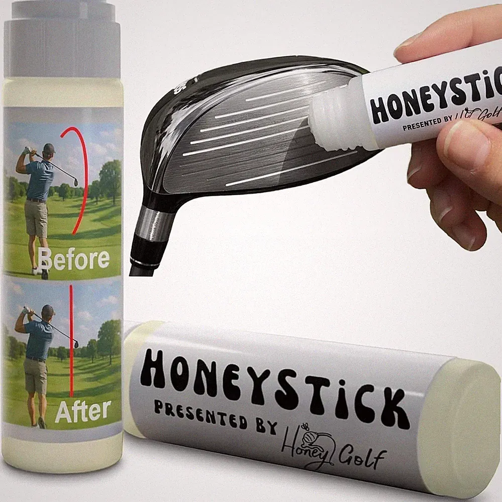 Honeystick anti Slice Gel for Golf Clubs - Anti-Hook Spin Reducer for Driver, Wo