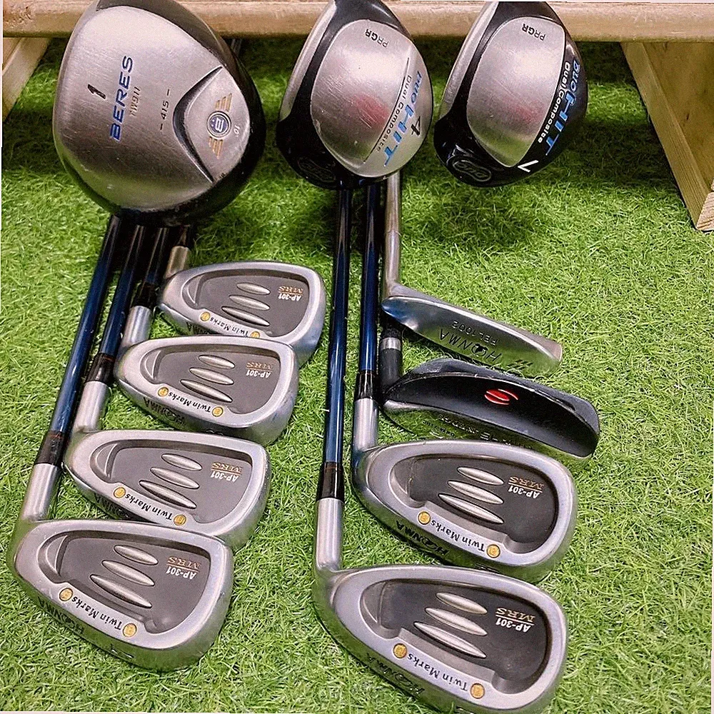 HONMA BERES AP-301 PRGR DUOHIT ORLIMAR Mens Golf Clubs Set Ready 11pc EH3