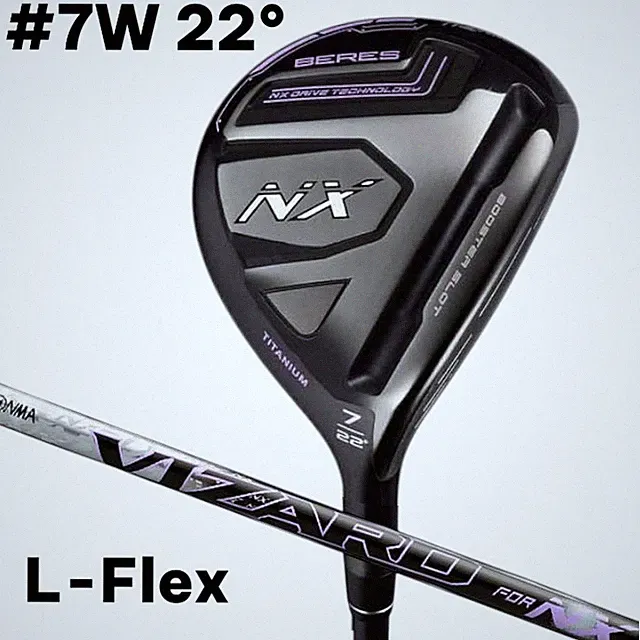 Honma Beres NX Ladies Fairway Wood 7W 22 Deg Vizard For NX37 L Flex w/ HC Japan