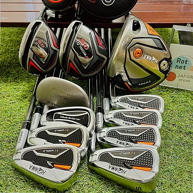 Honma Fullset TW747 1w World GS 3w 3hy TW747 Iron 5-10AW 11Pcs SR R Flex Clubs