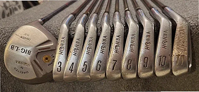 Honma LB-606 Cavity Back iron set 3-11 and Big LB 11.5 degree driver RH