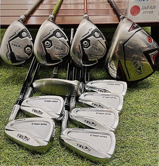 HONMA TOUR WORLD Fullset ZERO 1w TW727 3w 5w UT 22° 5-10 Iron 11Pcs Golf Clubs