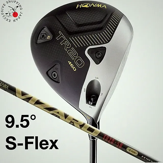 Honma Tour World TR20 460 Driver 9.5° Vizard TR20-60 S-Flex Carbon Shaft Japan