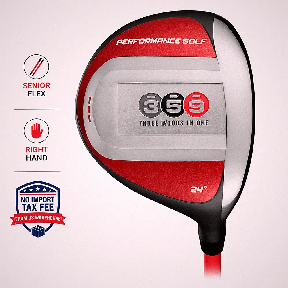 HOT ITEM 359 Super 9-Wood Golf Club Right Hand Senior Flex Tri-Fusion Technology