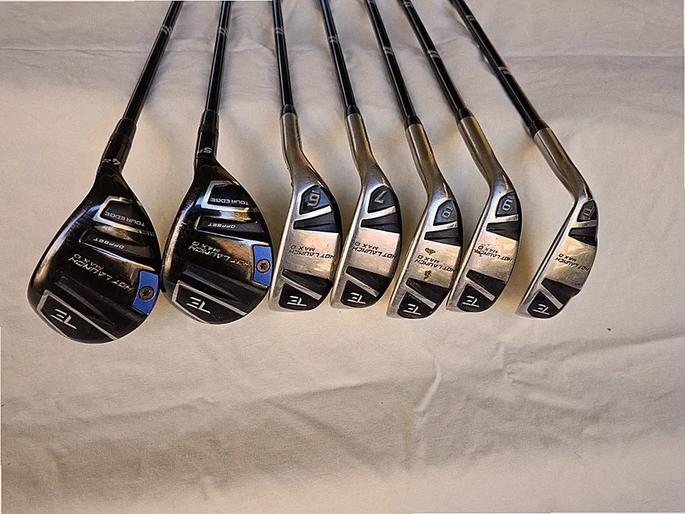 Hot Launch Max D Combo Set, RH, senior shafts, midsize grips, 4h through PW