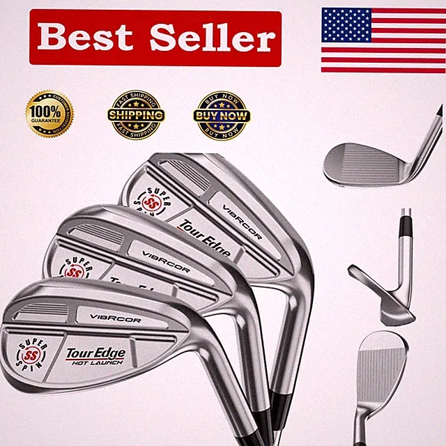 Hot Launch Vibrcor 3 Wedge Pack - 56° Loft, Enhanced Spin Technology