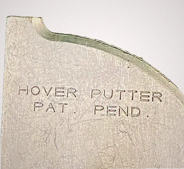 Hover Putter Patent Pending Super Thin Face RH Super Light Weight 13 Oz 33.5"