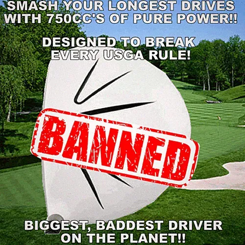 HUGE 750cc ILLEGAL DRIVER USGA NON-CONFORMING GOLF CLUB (Choose Loft-Flex-Shaft)