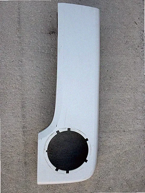 Hummer H3 Driver Side Rear Quarter Panel Fender Flare Molding Trim White