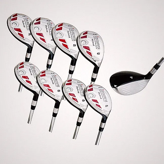 iDRIVE ALL HYBRID IRON RESCUE SET 3-4-5-6-7-8-9-PW REG FLEX GRAPHITE-JUMBO GRIP