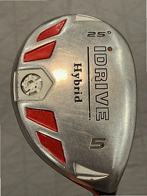 IDRIVE HYBRID 5 WOOD 25* 40” HARRISON STAR PLUS SHAFT LAMKIN GRIP $9.99 SHIP