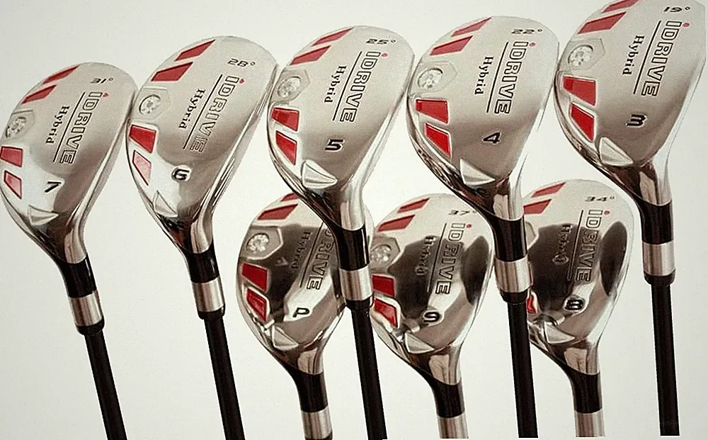 iDrive Hybrid Senior Mens Golf Club Complete Full 3-PW Set+Arthritic Jumbo Grips
