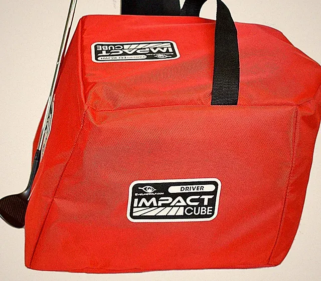 Impact Bag for Golf Training – Impact Cube with Ballistic Nylon, Reinforced Seam