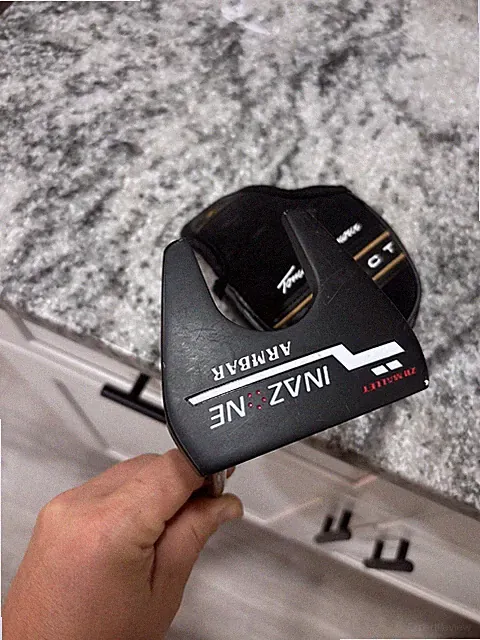 Inazone Armbar Armlock Design Putter 42" Jumbomax 17 Grip! With Head Cover