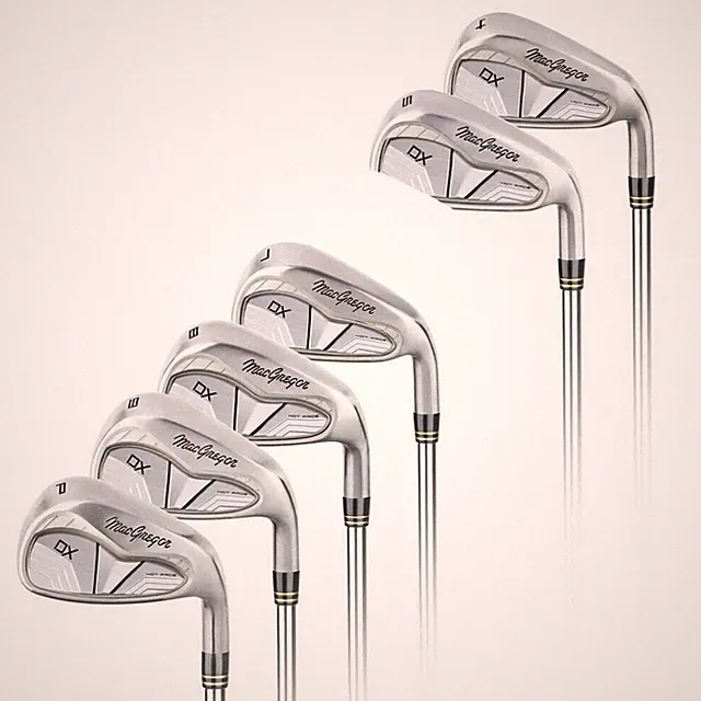 INCOMPLETE MacGregor DX Carbon Steel Iron Set MRH, Graphite Stiff Missing 6 Iron