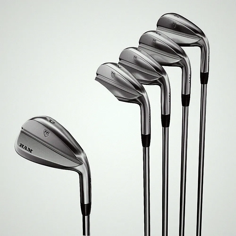 INCOMPLETE Ram FX77 Players Distance Iron Set, MRH, Steel, Stiff, Missing #8R 9R