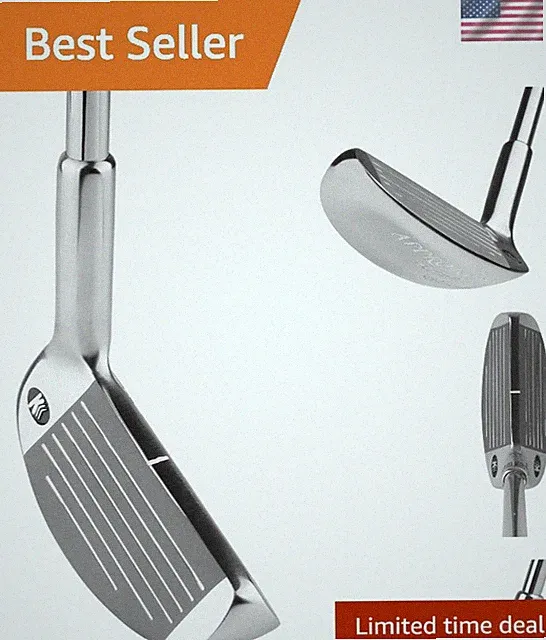 Intech Approach Two-Way Chipper Golf Club for Men/Women - 35.5" - Chrome Finish