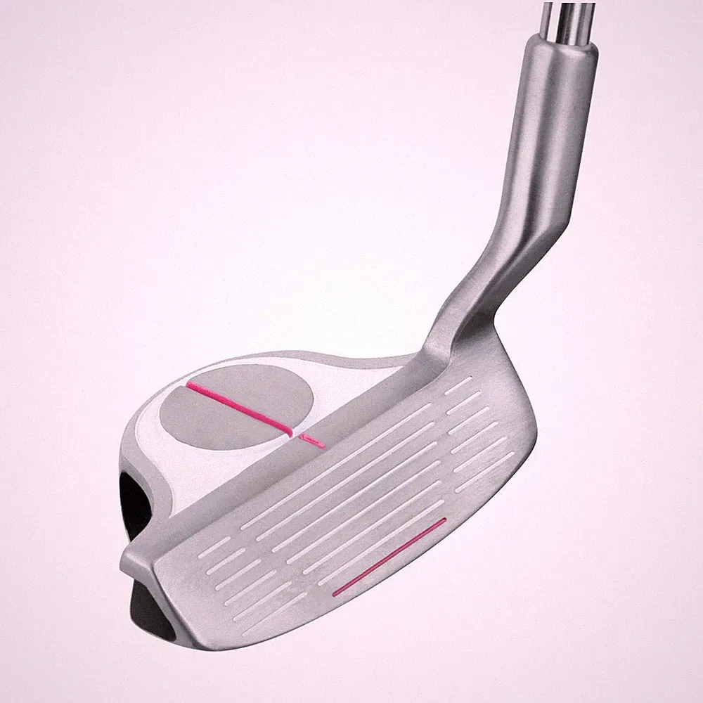 Intech EZ Roll Chipper Golf Club 34"L- Right Handed- RH- White/ Pink Color - New