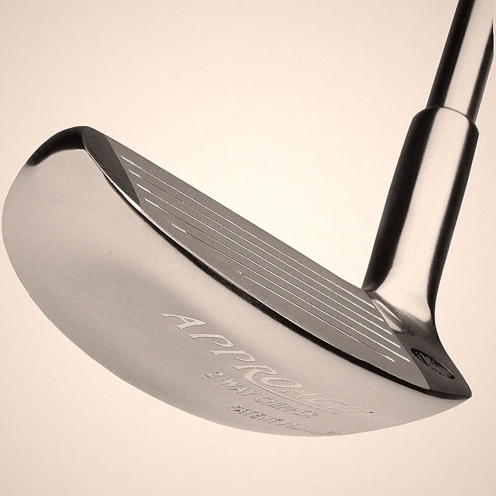 Intech Golf Approach Chrome/White Two-Way Chipper Club, 35.5"