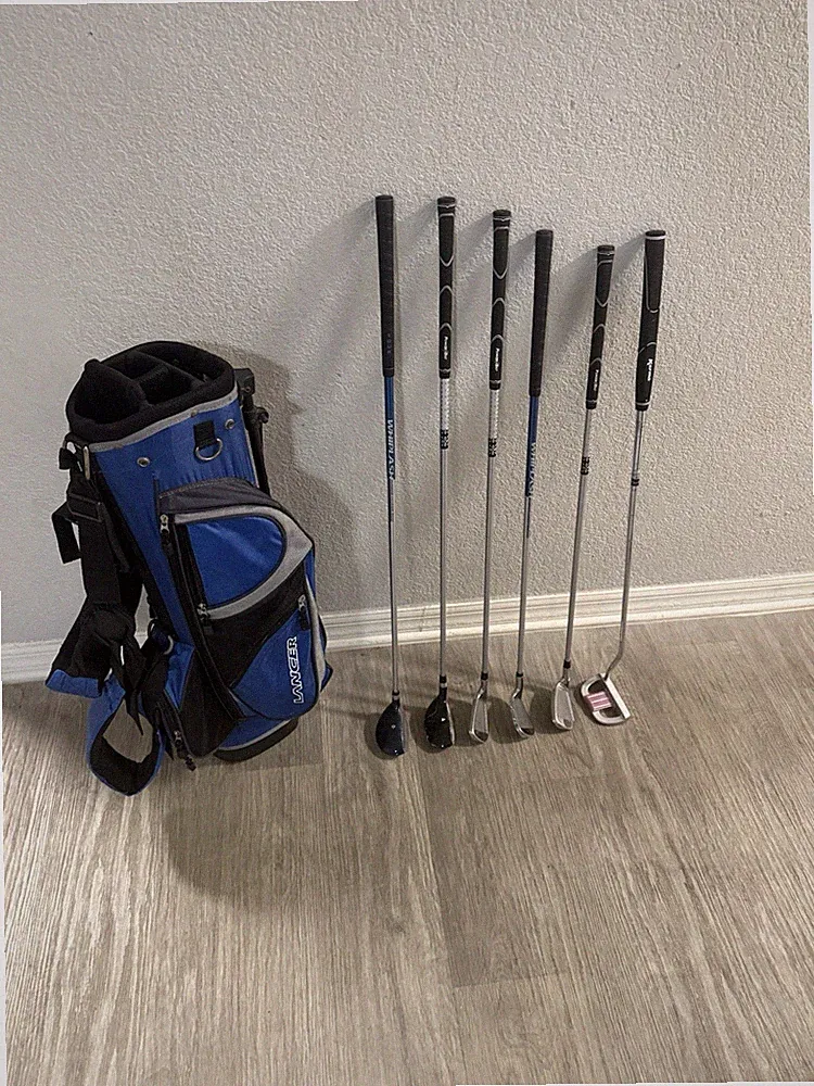 Intech Lancer Junior Unisex Golf Club RH Set Graphite With Carry Bag