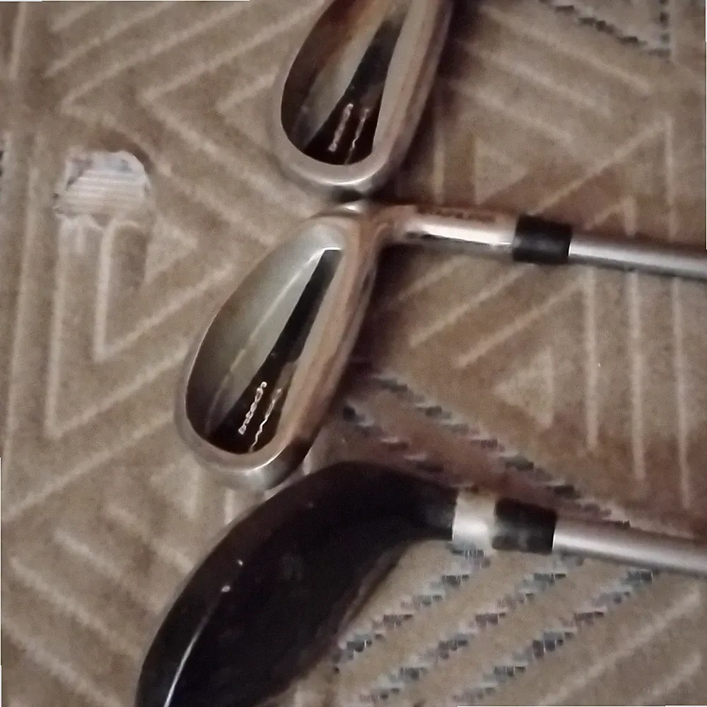 Intech Mach 2 Golf Club Set Hybrid 5 and Irons 3 Clubs Silver Black