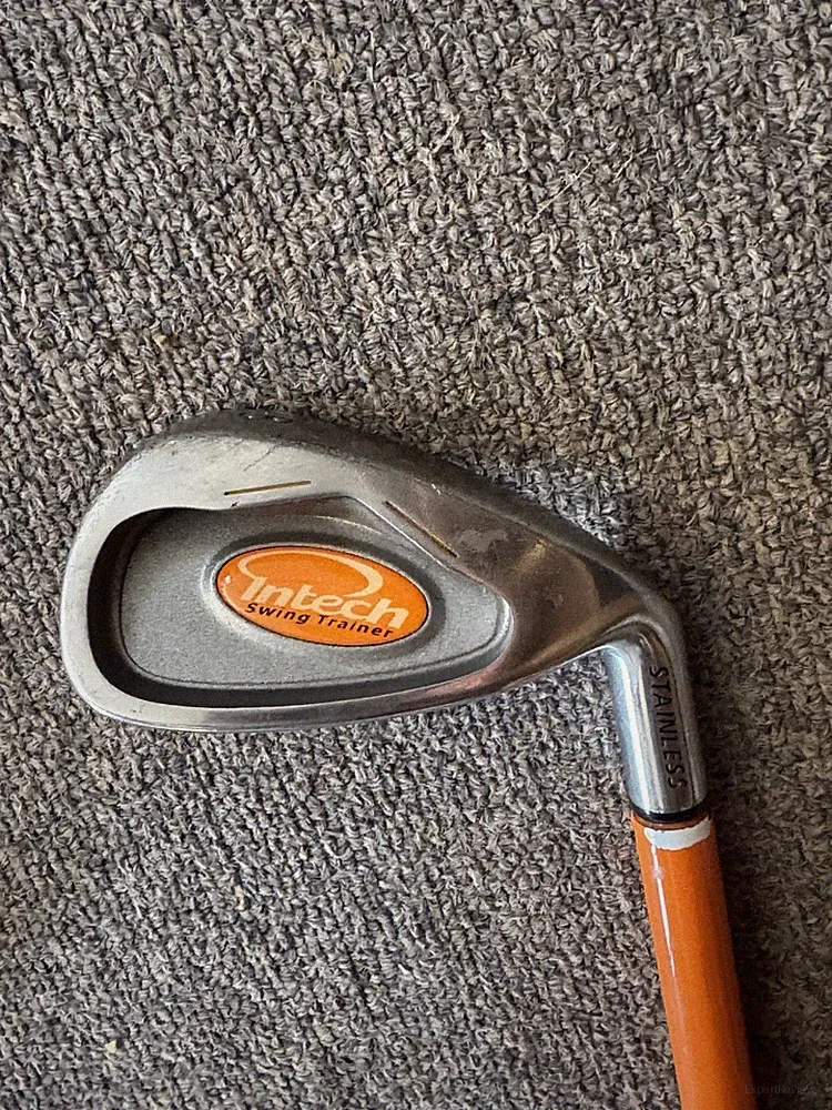 Intech Weighted Swing Trainer 8 Iron Men’s RH Golf Club Training Aid-Molded Grip