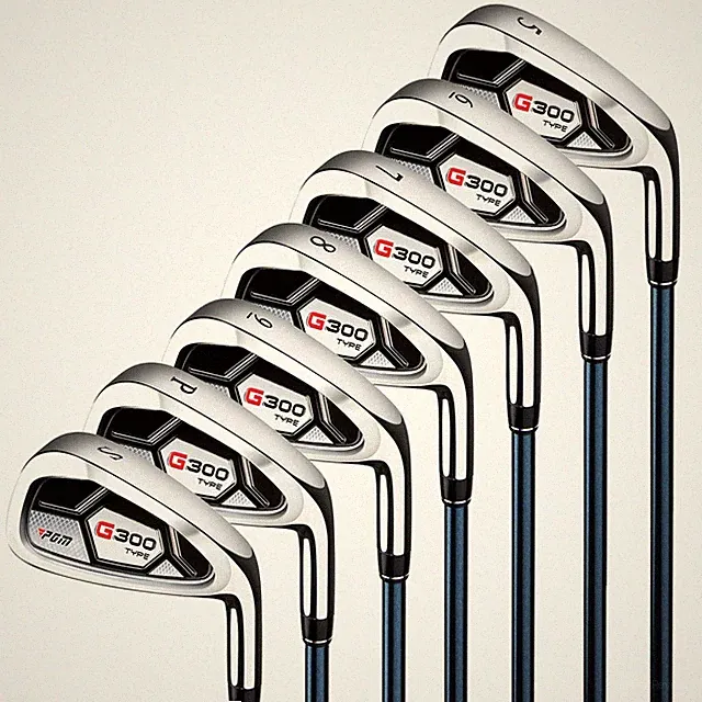 Iron Set 7 Piece Right Handed 5-9 PW SW Graphite Shaft PGM Golf Forgiving Design