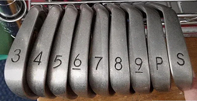 Iron Set Heads 3+4+5+6+7+8+9+PW+SW set of 9 TECH POWER Game Improvement