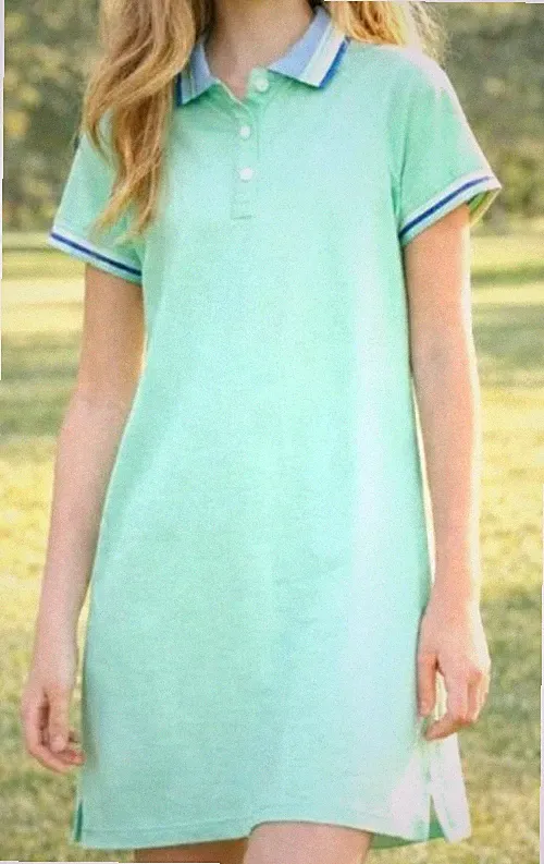 Ivivva Lululemon Girls Size 12 Light Green Tennis Dress Pickleball Athletic Golf