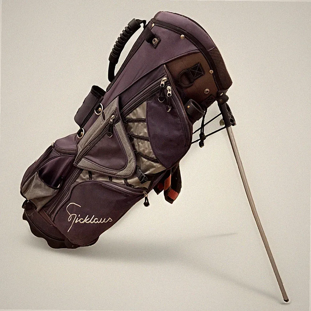 Jack Nicklaus Signature Series Stand Golf Bag Purple 13-Way no shoulder strap