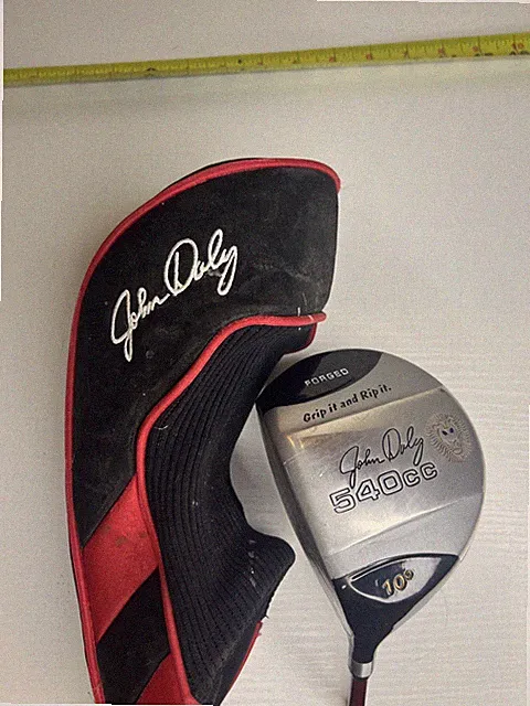 John Daly 540cc Forged Driver 10° Golf Club Slightly Dented Left Handed