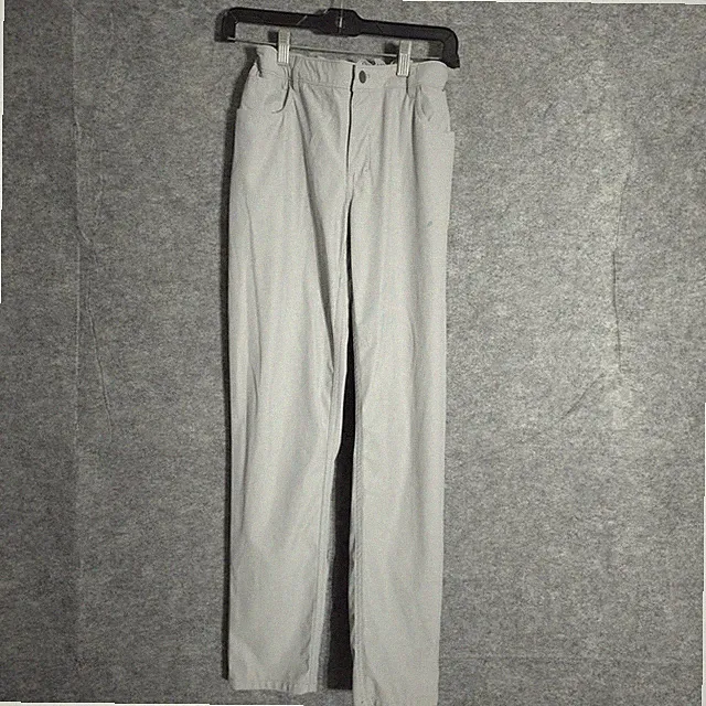 Johnnie-O Prep-Formance Kids Pants 12 Quarry Grey Straight Leg Golf Tech Sports