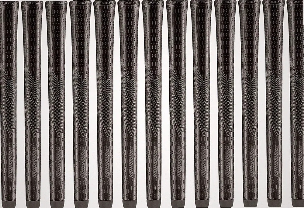 JumboMax JMX Ultralite BLACKOUT Golf Grips - "Medium" Size (+5/16") - Set of 13