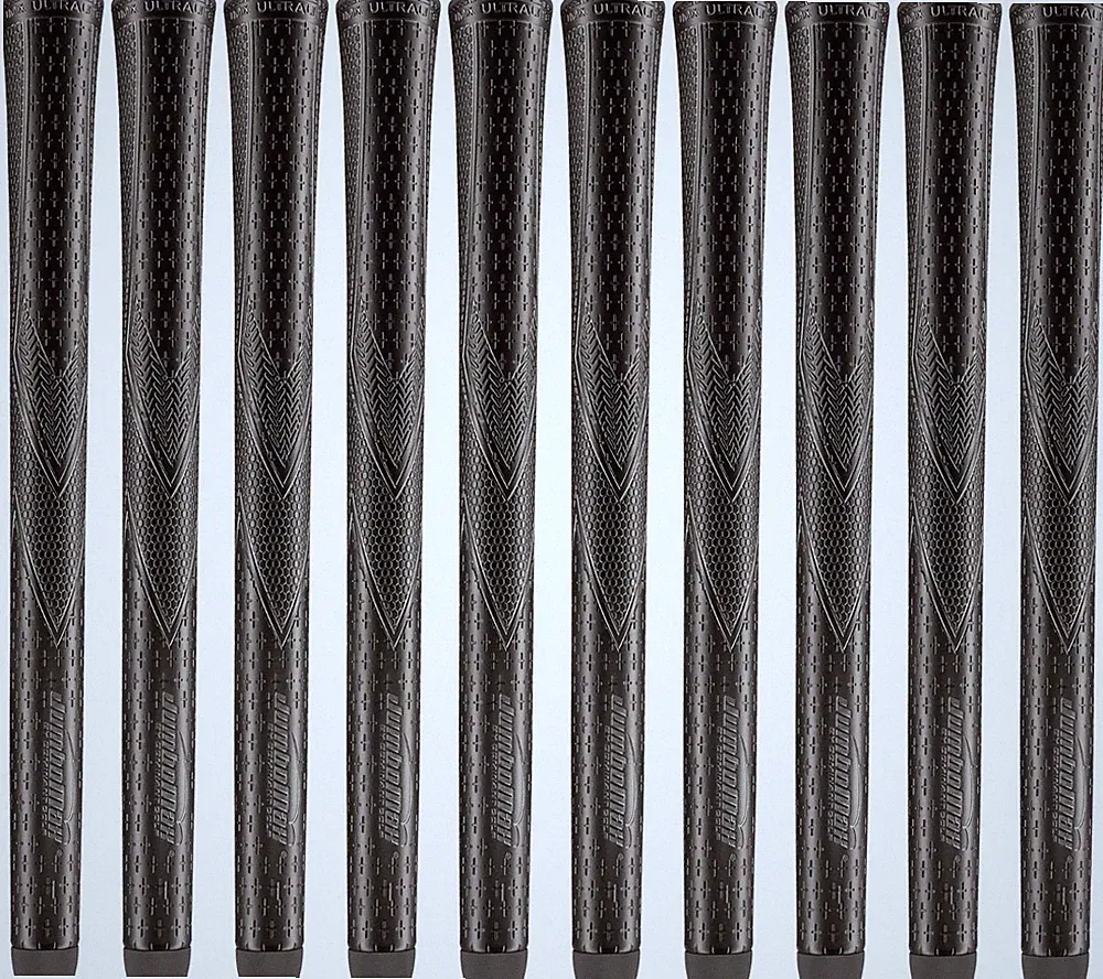 JumboMax JMX Ultralite BLACKOUT Golf Grips - "X-Small" Size (+3/16) - Set of 10