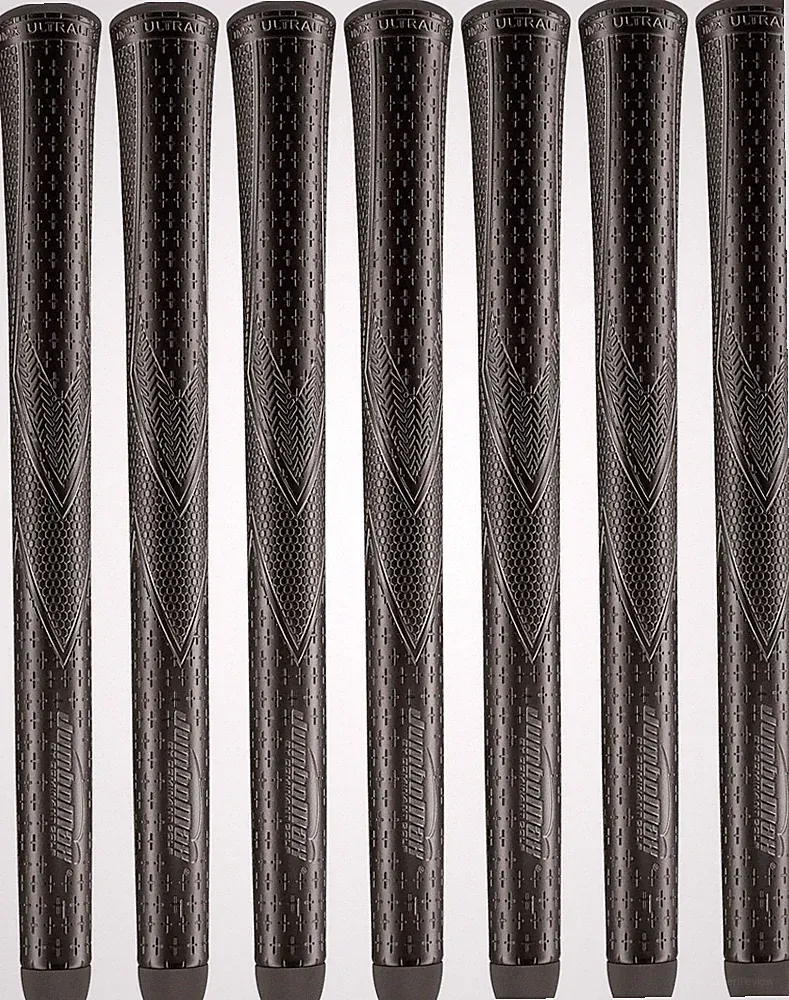 JumboMax JMX Ultralite BLACKOUT Golf Grips - "X-Small" Size (+3/16") - Set of 7