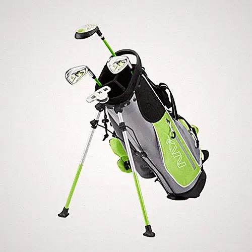 Junior Complete Golf Club Set for Kids/Children Right Hand, Age 5-7 Lime 5-7