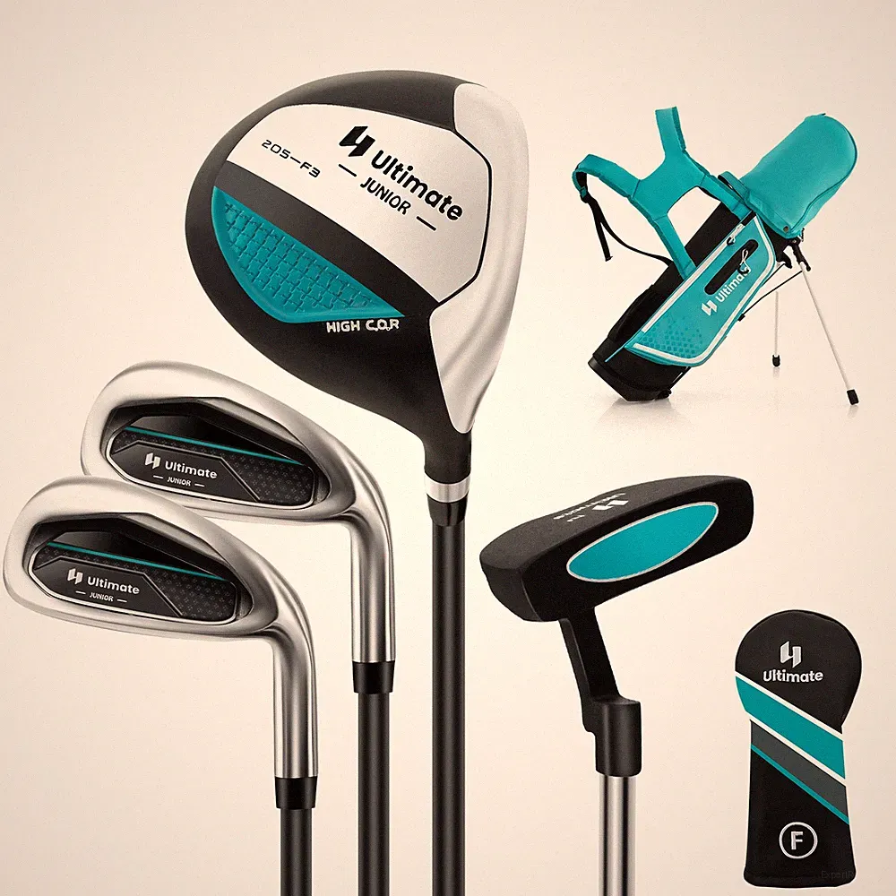 Junior Complete Golf Club Set Kids Golf Practice Set for Kids Age 5-7 Years Old