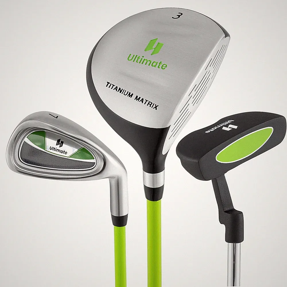 Junior Golf Club Set for Children Includes 165CC #3 Fairway Wood & #7 Iron
