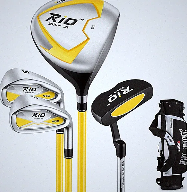 Junior Golf Club Set for Kids 3-12 | Lightweight, Oversized Driver & Stand Bag