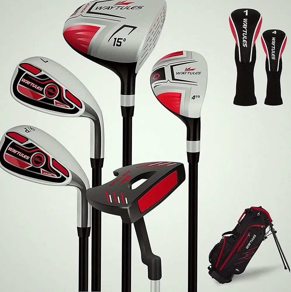 Junior Golf Club Set for Kids 3-12, Right-Handed with Stand Bag & Clubs