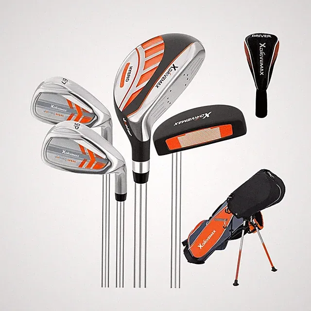Junior Golf Club Set for Kids Ages 4-12 Right Hand w/ Stand Bag