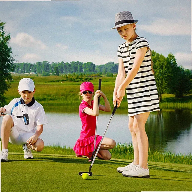 Junior Golf Club Set Includes 165CC #3 Fairway Wood & #7 Iron for Children