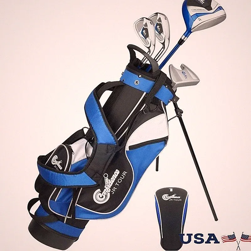 Junior Golf Club Set W/ Stand Bag Driver Irons Putter Kids Ages 4-6 Foot New