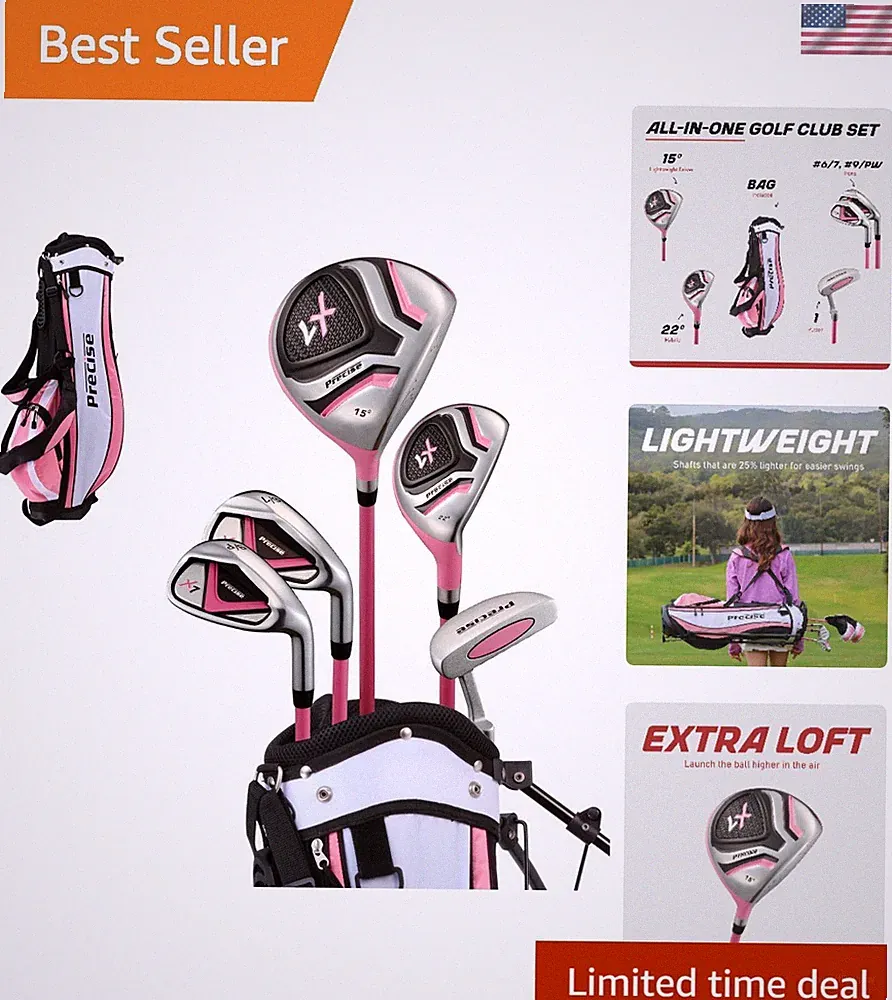 Junior Golf Club Set X7 - High-Quality Equipment for Ages 9-12 Beginners