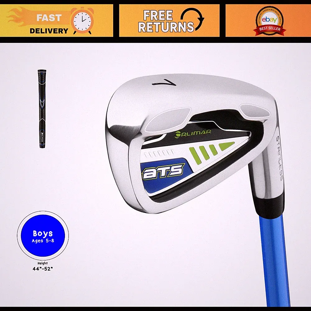 Junior Golf Clubs Set for Boys, Right/Left Handed, Ages 5-8, Perfect for Beginne
