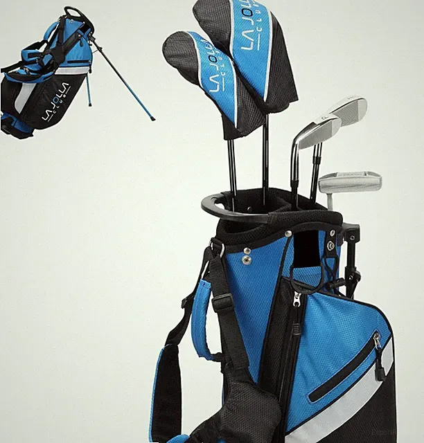 Junior Golf Set – Lightweight Alloy Driver, Stainless Steel Irons & Zinc Putter